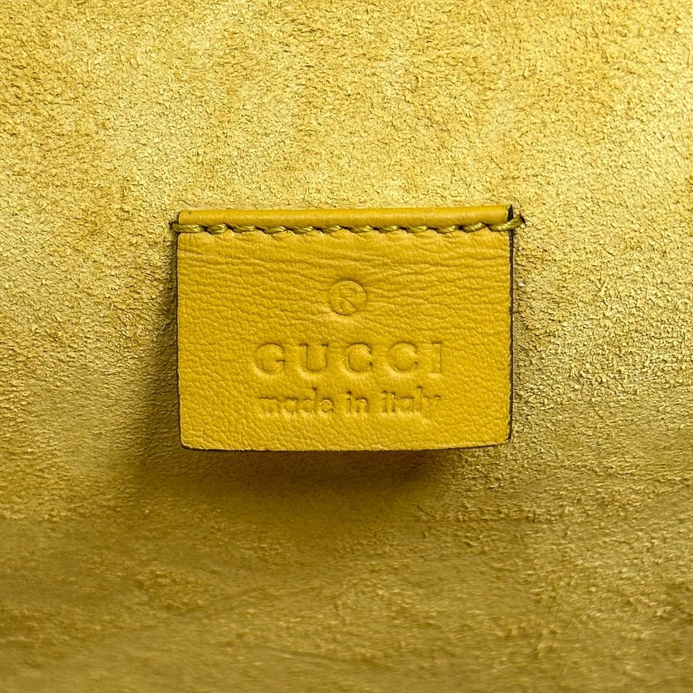 Gucci GG Supreme Monogram Crystal Bow Embroidered Small Dionysus Shoulder Bag - Picture 7 of 7